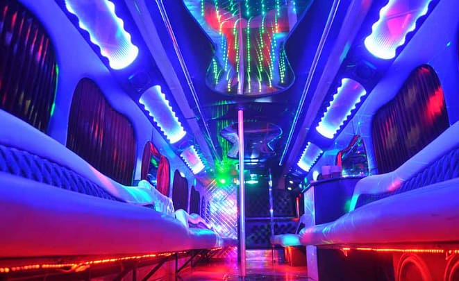 inside a party bus