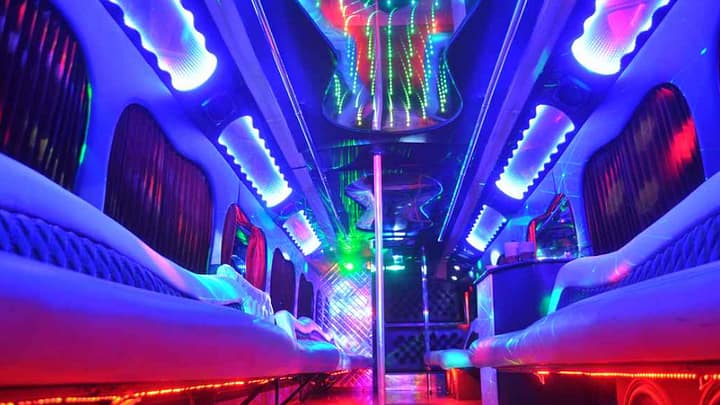 inside a party bus